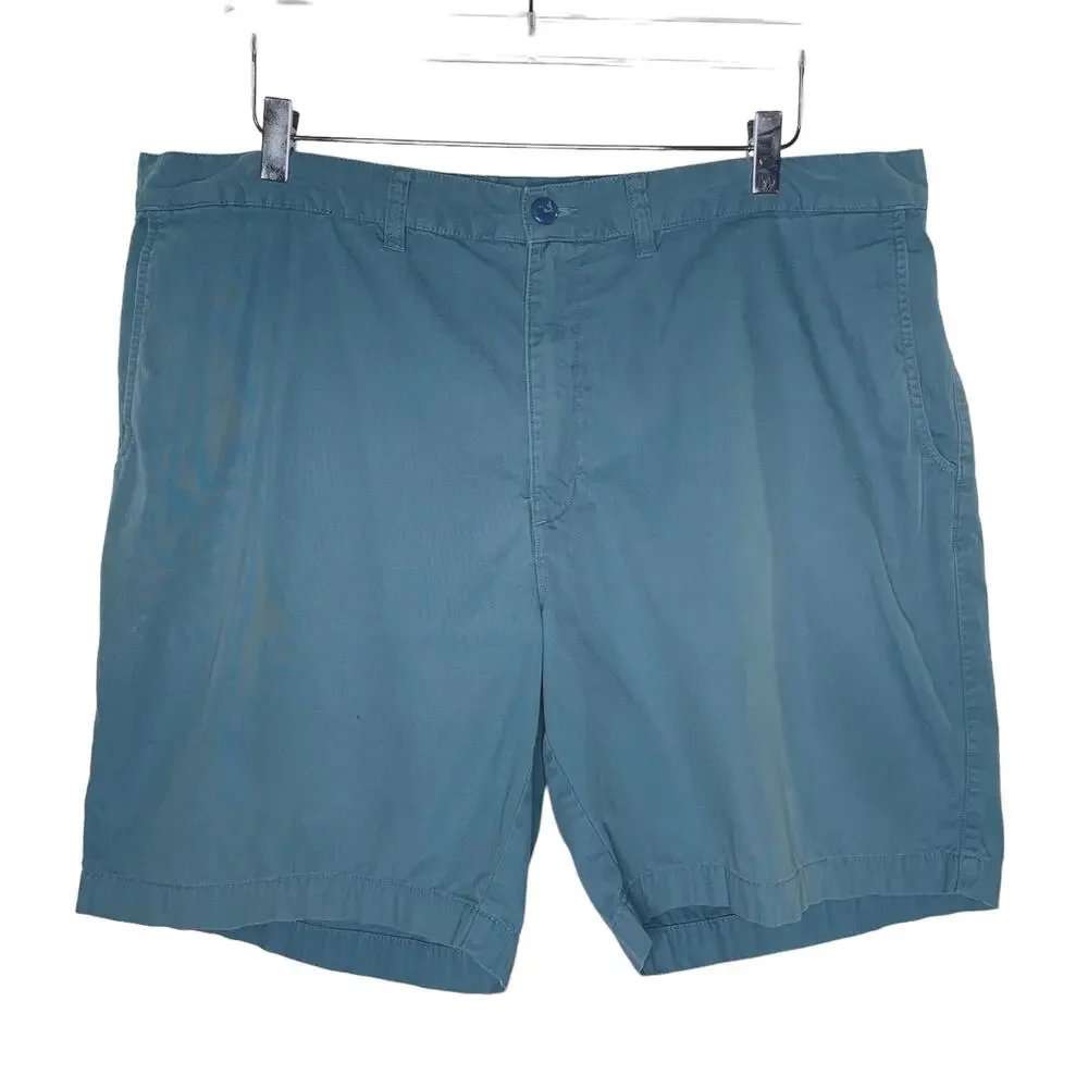 Patagonia 40 Mens All Wear Shorts Organic Cotton Blue Flat Front Gorpcore